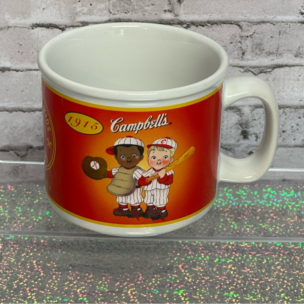 Vintage Collectible Campbell Kids Soup Mug 2003 Baseball Car #31081